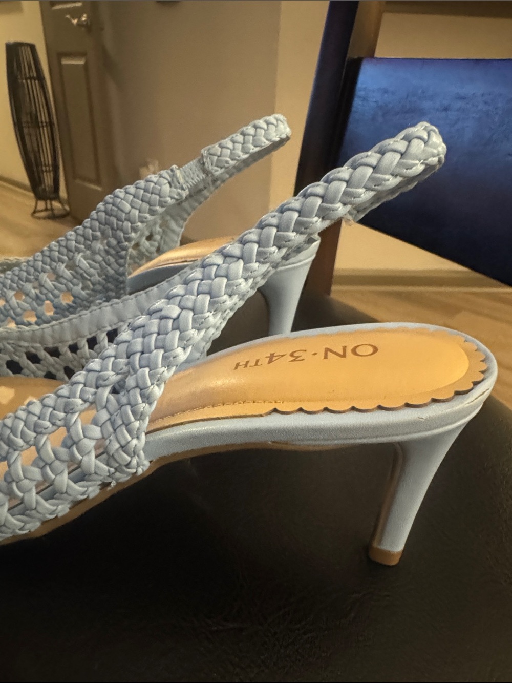 On 34th🔥 Women's Monikaa Slingback Pumps🔥NEW Size 7.5M Color Blue - Picture 14 of 16
